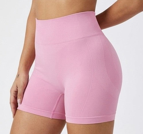 High-Waisted Fitness Shorts